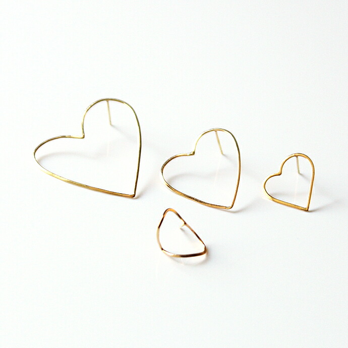 楽天市場】k18 ピアス 片耳 ハート イロンデール エペパン hirondelle