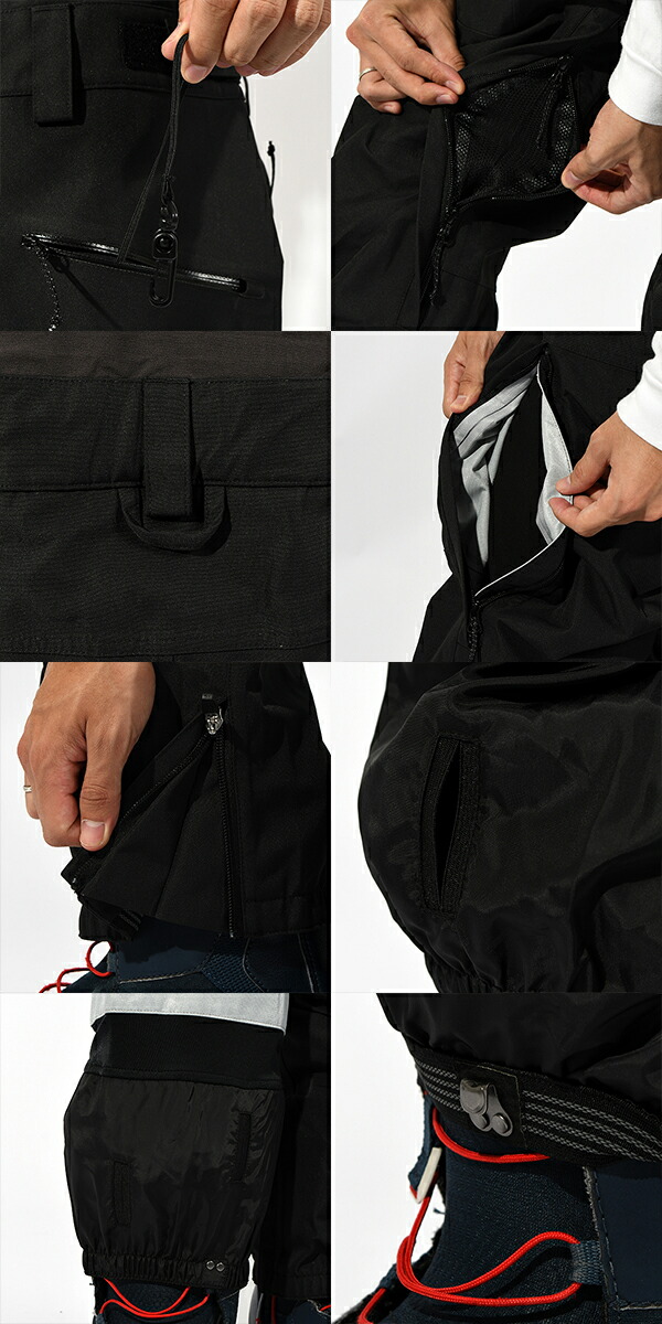 楽天市場】送料無料 スノーボードウェア SCAPE エスケープ BIB PANTS