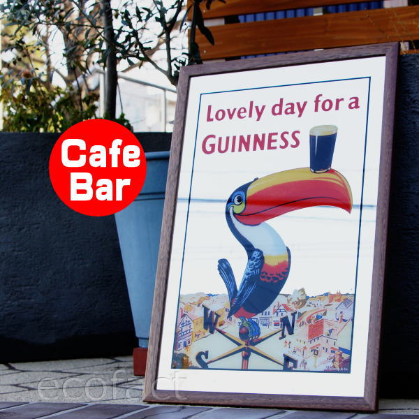 楽天市場】パブミラー バーミラー 鏡 壁掛け ギネスビール トゥーカン