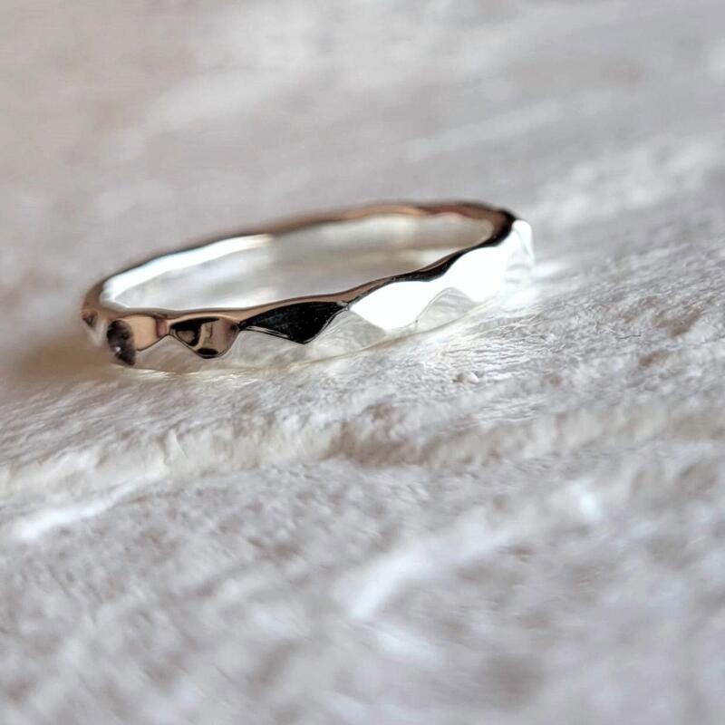 楽天市場】【ふるさと納税】 シルバーリング 槌目リング 2.8ミリ