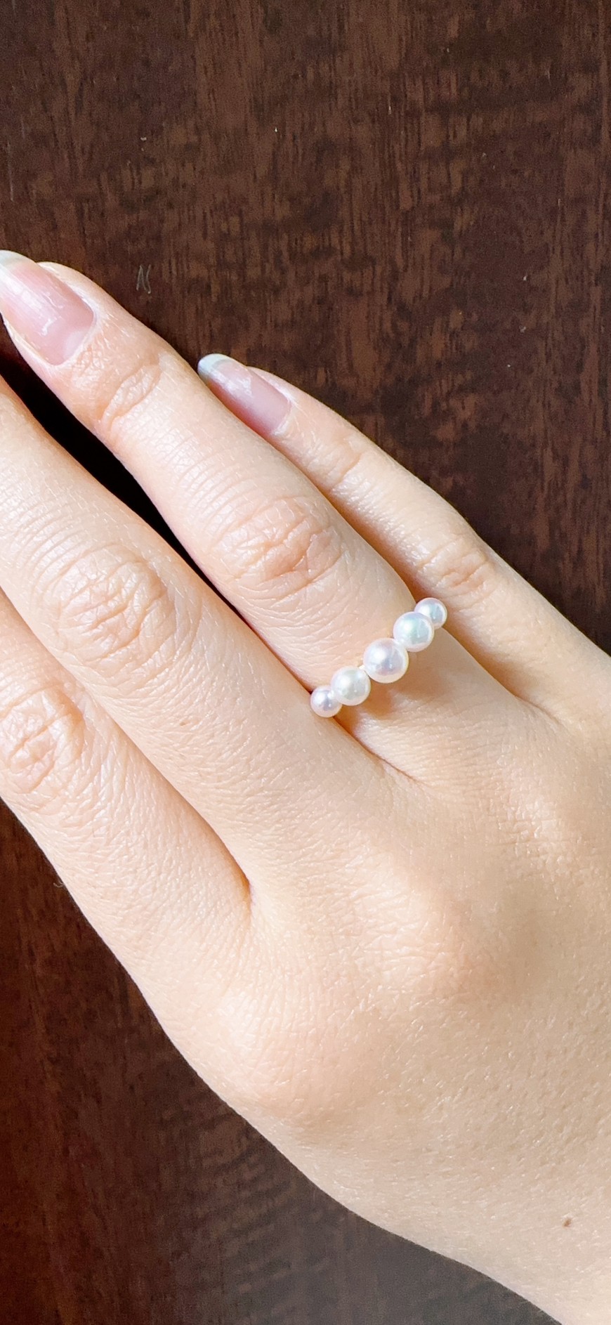 楽天市場】【ふるさと納税】 K18 ベビーパール リング : 愛媛県松山市