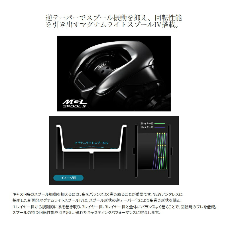 楽天市場】シマノ 25アンタレス 100MG RIGHT / ベイト リール 右巻