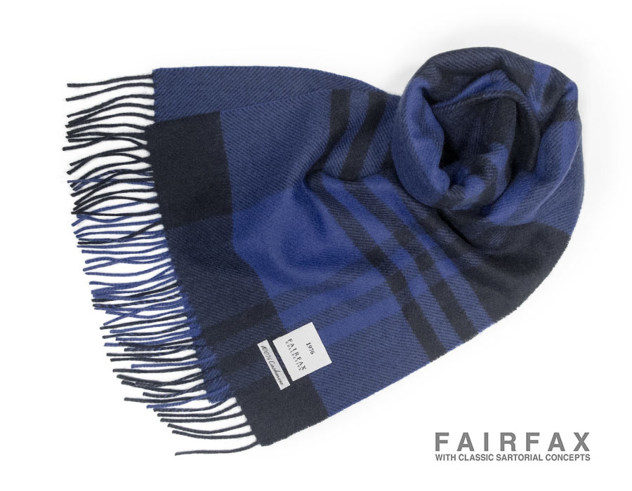 楽天市場】□TRAD SALE！FAIRFAX / フェアファクス カシミヤマフラー