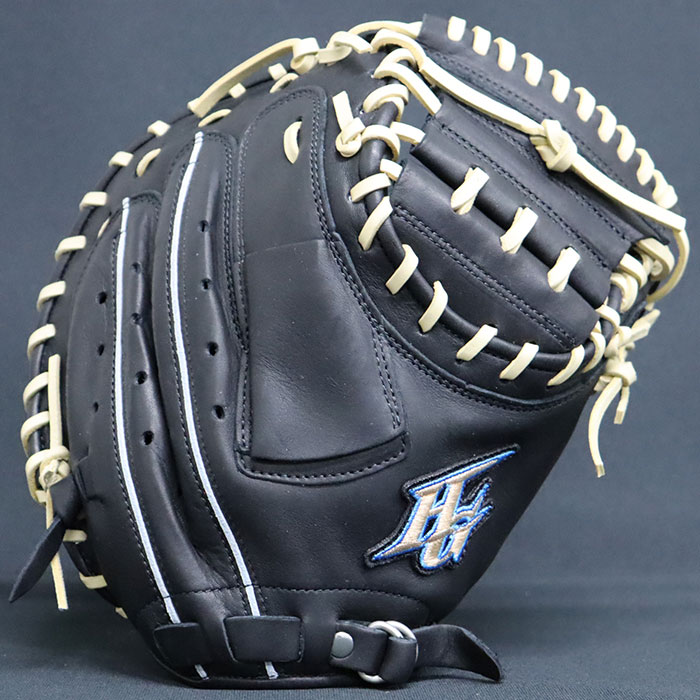 adidas 】軟式キャッチャーミット 黒/金 adidas（アディダス） 野球