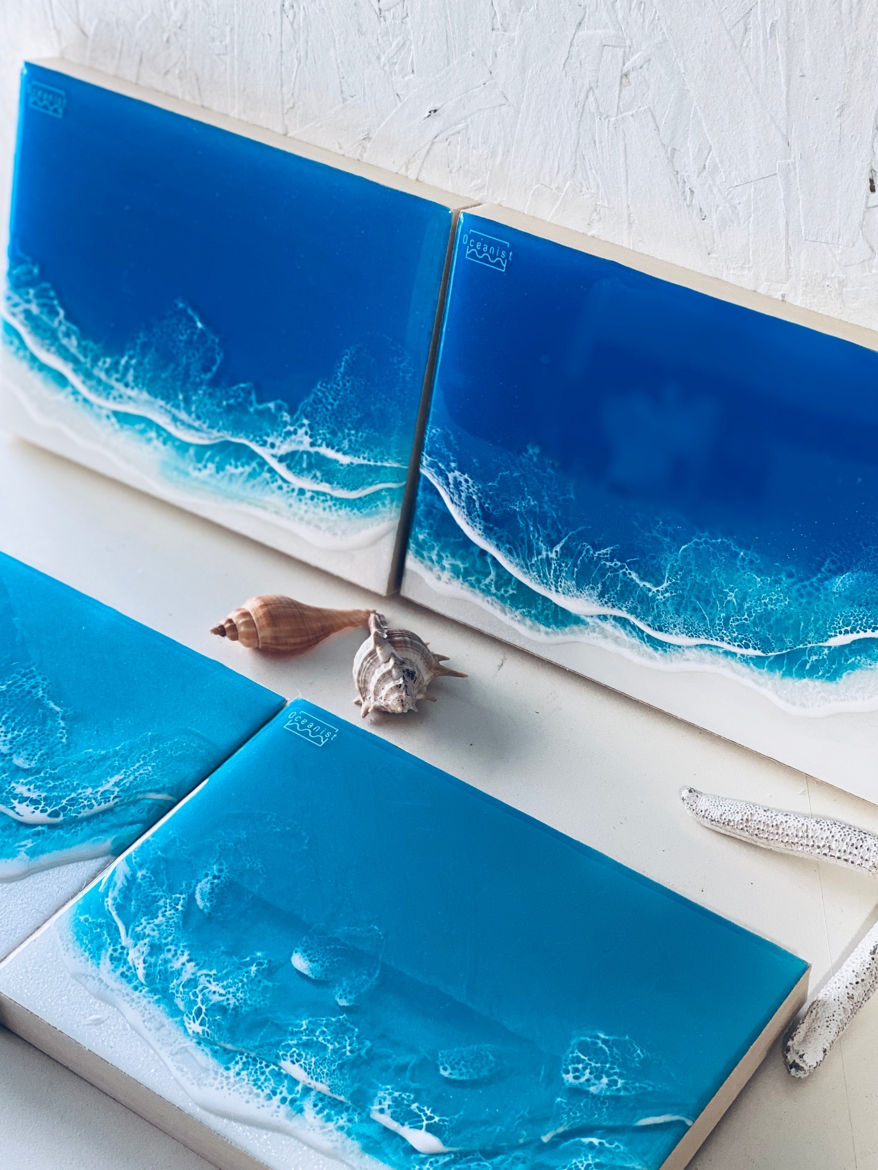 楽天市場】【アートパネル】 オーシャンアート ハワイ ミニパネル 15cm