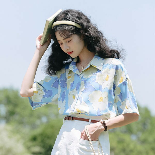 楽天市場】アロハシャツ レディース アロハ柄 花柄 五分袖 上着 夏 秋