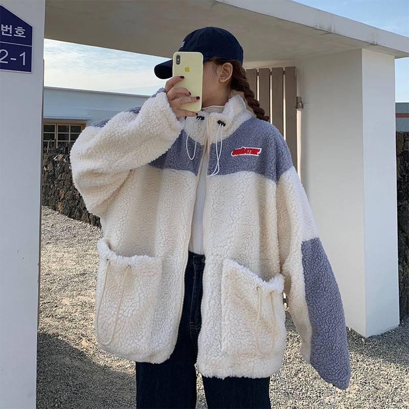 楽天市場】バイカラー ボアブルゾン レディース ジャケット 送料無料