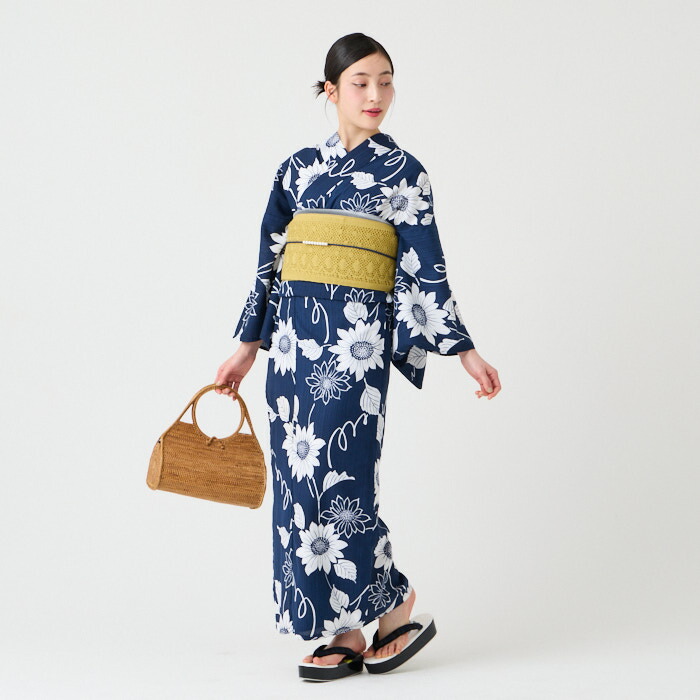 楽天市場】浴衣単品「 NaturalFurifu ひまわり 」公式 ふりふ ゆかた