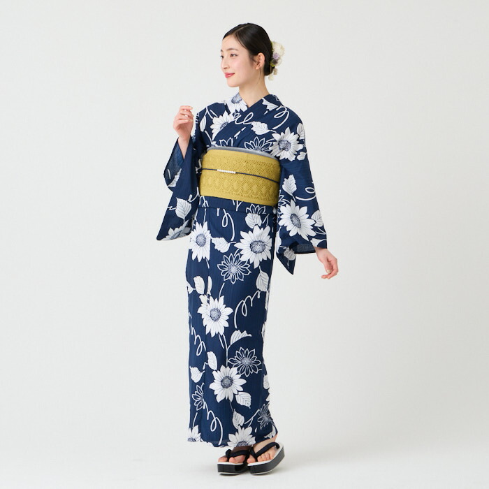 楽天市場】浴衣単品「 NaturalFurifu ひまわり 」公式 ふりふ ゆかた