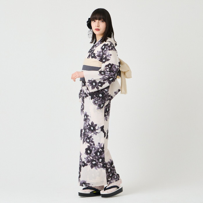 楽天市場】浴衣単品「 ガーデンカメリア 」公式 ふりふ 日本製 洗える
