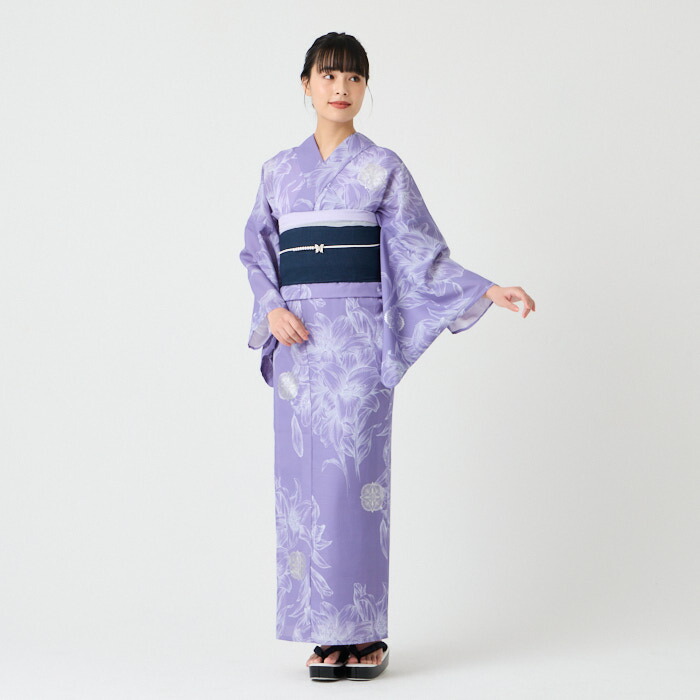 楽天市場】浴衣単品「 カサブランカ浴衣 」公式 ふりふ 日本製 ゆかた