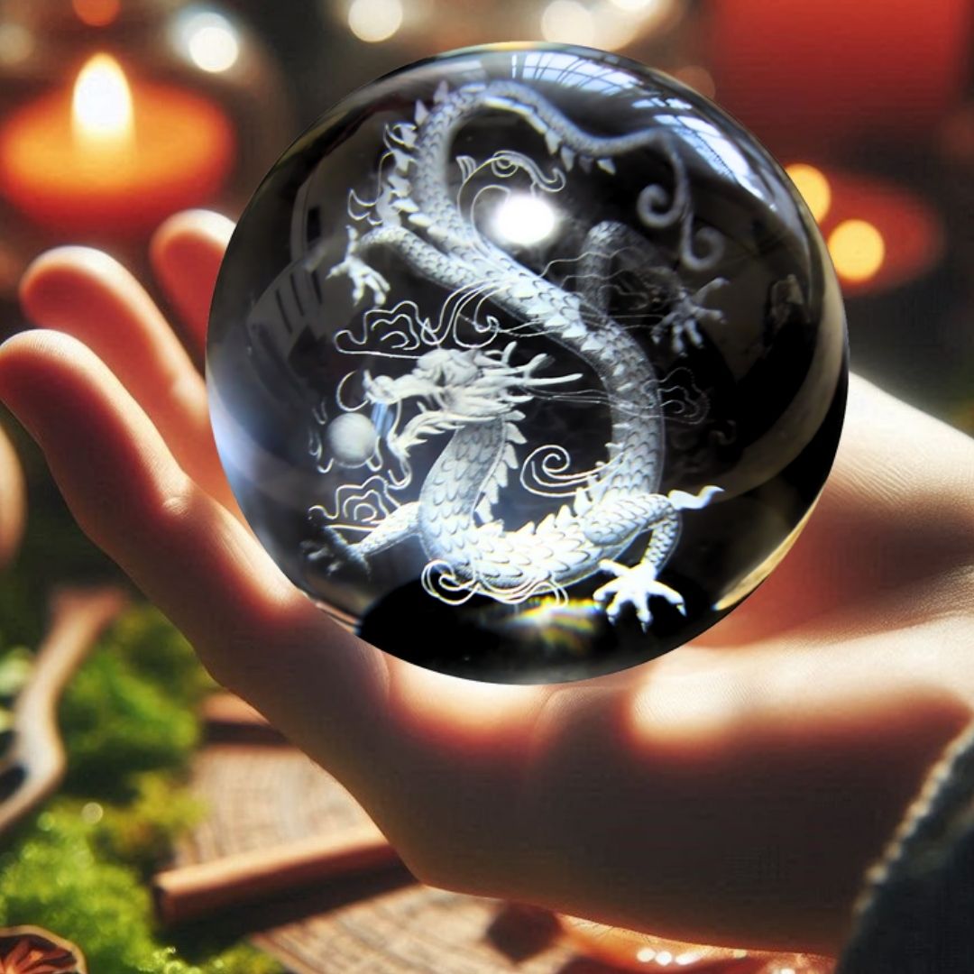 楽天市場】風水 玄関 水晶 絵 龍の飾り 龍 置物 風水グッズ 水晶 四神