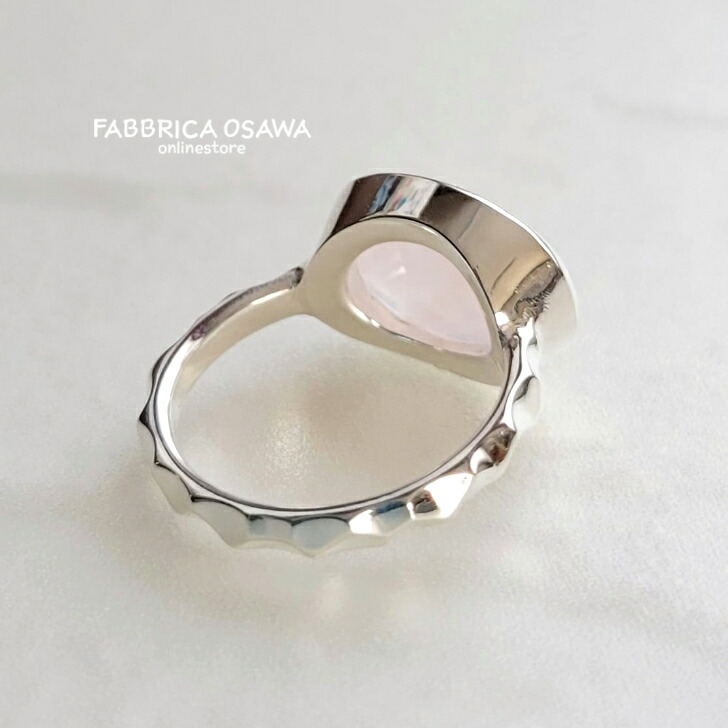 楽天市場】横型 ローズクォーツ リング シルバー950 6号〜30号 7号 8号
