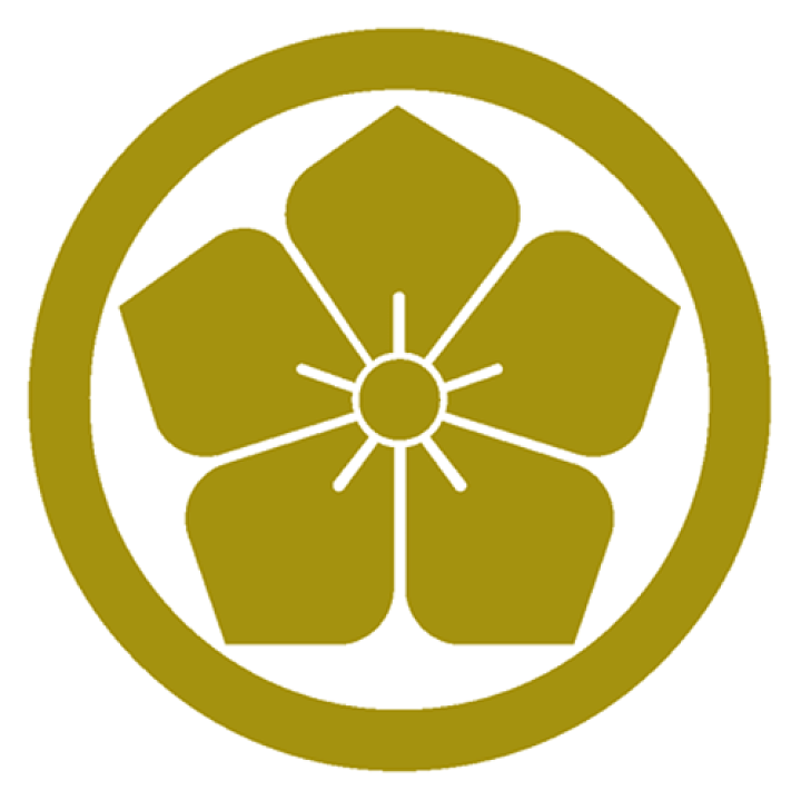 楽天市場】家紋ステッカー 101 丸に桔梗 13cmサイズ : ファンタジー