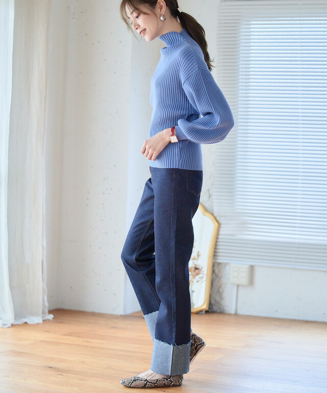 楽天市場】ロールアップ デニムパンツ【4212円クーポン利用で