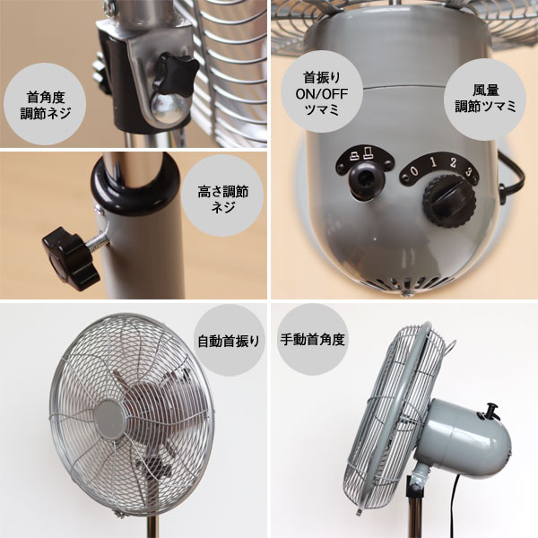 楽天市場】HERMOSA RETRO FAN FLOOR ハモサ レトロファン フロア