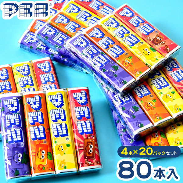 楽天市場】森永 PEZ ペッツ 詰替え 20パックセット 80本入 { 駄菓子 お