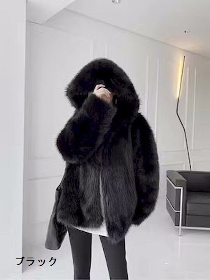 楽天市場】【取寄】コート フード付き フェイクファー コート ショート