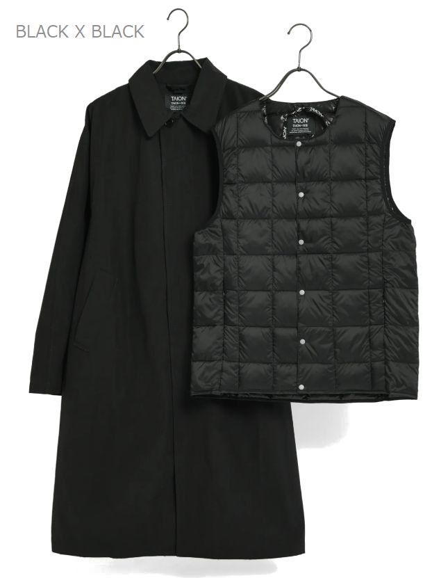 楽天市場】10％OFF TAION タイオン CR バルカラーコート(+ダウンベスト