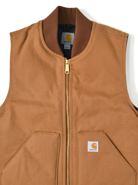 楽天市場】【送料無料】CARHARTT DUCK VEST ARCTIC QUILT LINED【V01