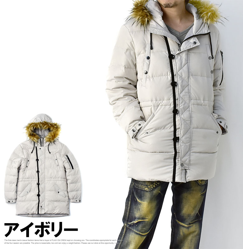 楽天市場】N-3B ダウンジャケット メンズ ミリタリージャケット ファー