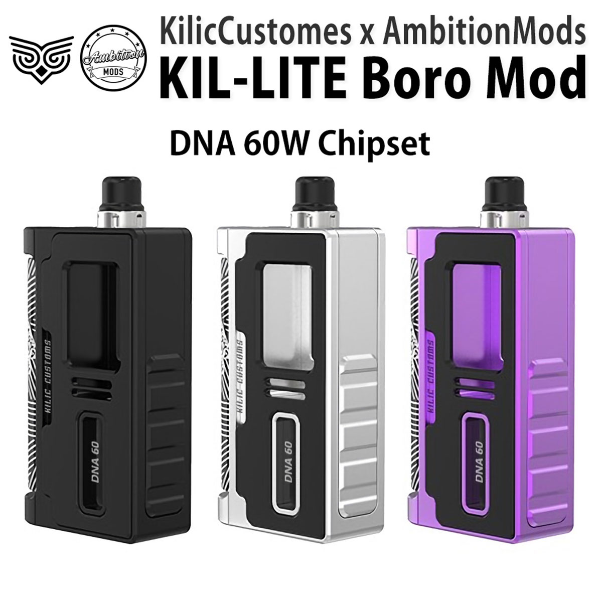 楽天市場】【DNA】 AmbitionMods KIL-LITE BORO MOD DNA60