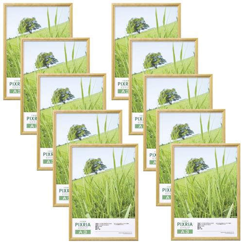 楽天市場】ハクバ HAKUBA 木製額縁 ピクスリア A3サイズ 10枚セット