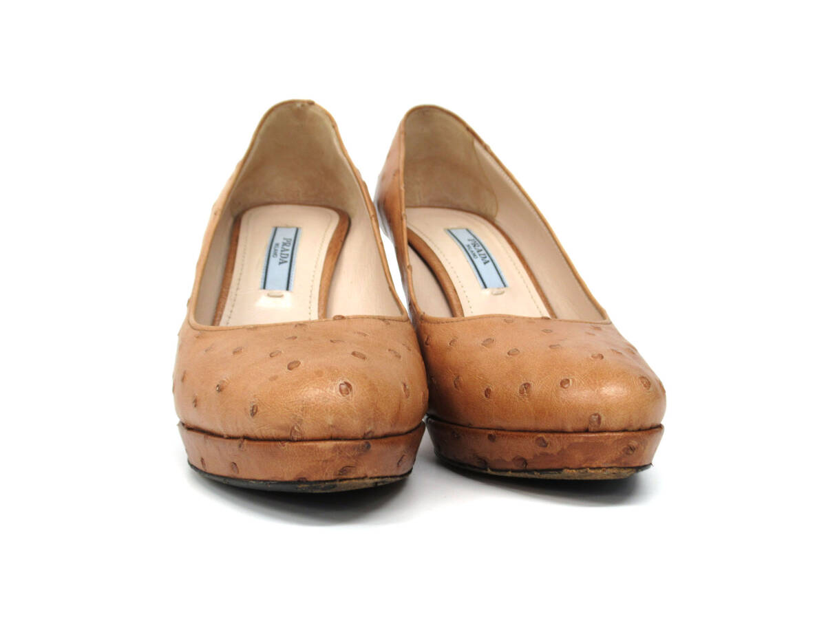 楽天市場】【美品】PRADA プラダ 高級 オーストリッチ ダチョウ革