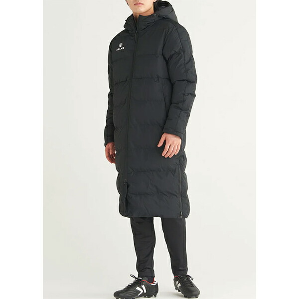 楽天市場】ケルメ フーデッドパデッドロングコート 大人用 サッカー