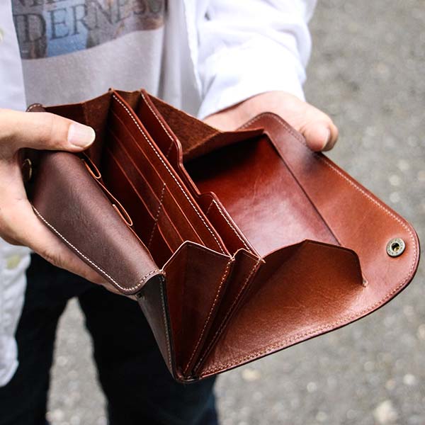 楽天市場】ビアベリー 財布 Dフラップ長財布 小銭入れ 小銭あり