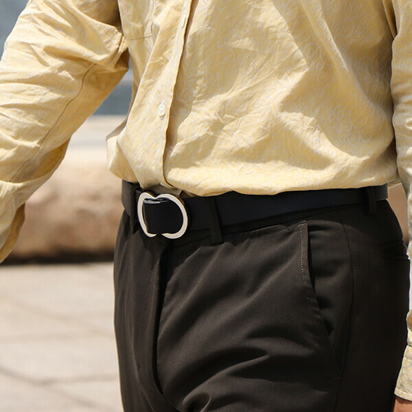 楽天市場】二宮五郎商店 あながない ベルト カジュアル ビジネス NINO