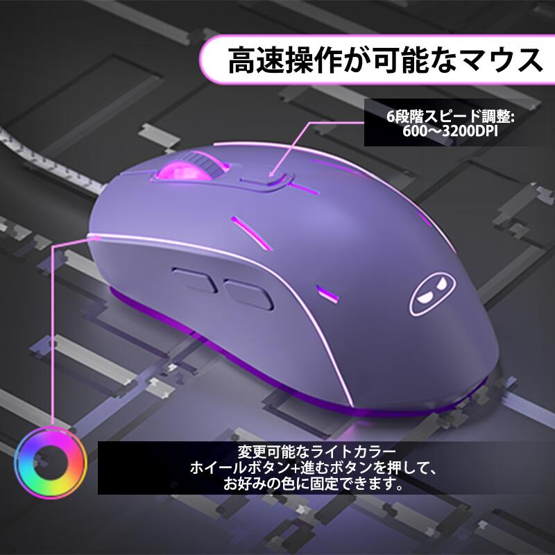 楽天市場】MageGee マギジー K1 ゲーミングキーボード マウスセット