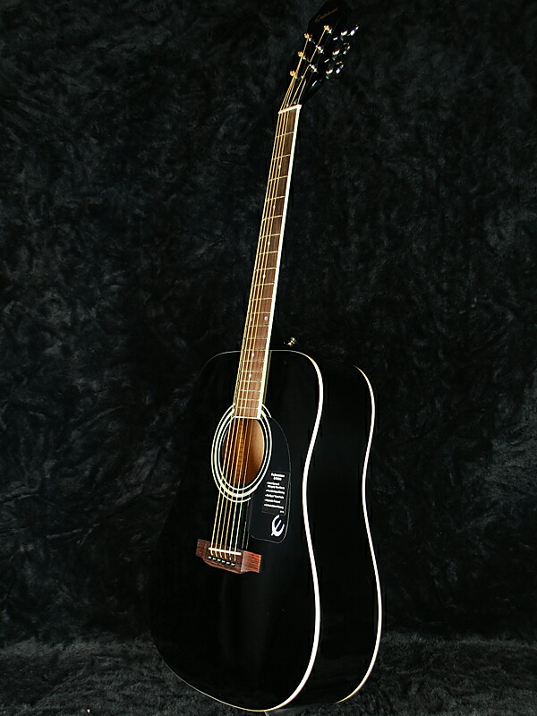 エピフォン アコースティックギター 黒 DR-100 EB 箱付き エピフォン