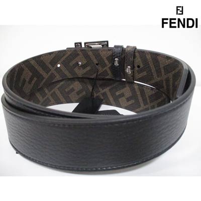 楽天市場】フェンディ FENDI メンズ 小物 ベルト レザーベルト ロゴ黒