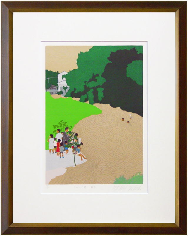 楽天市場】田中正秋「 カッパ祭 八代 熊本 」 シルクスクリーン 版画