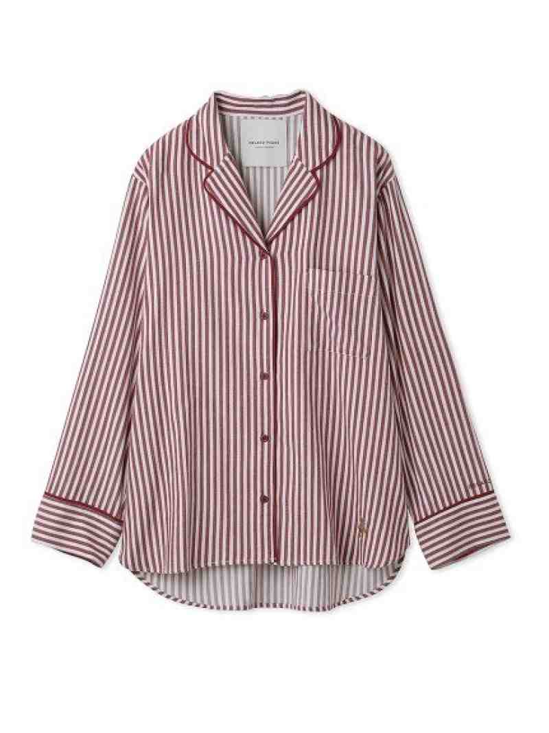 楽天市場】【HOLIDAY】パイピングストライプシャツ gelato pique