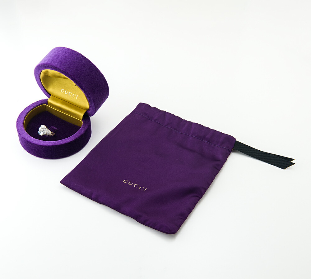 楽天市場】グッチ(GUCCI) ライオンヘッド アクアマリン ダイヤモンド