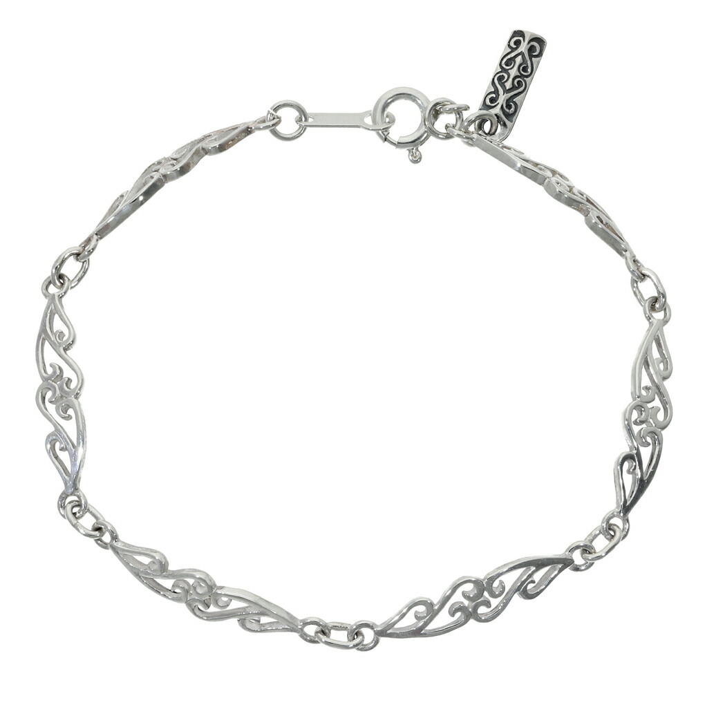 楽天市場】透かし アラベスク ハート ブレスレット シルバー925 唐草