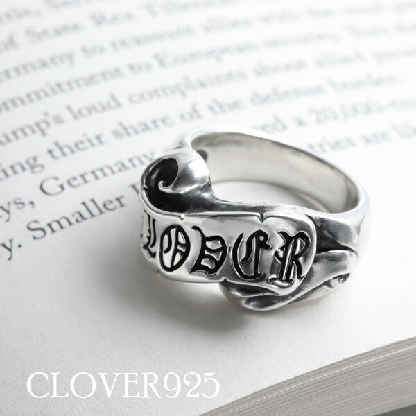 楽天市場】Clover925 リボン リング 9〜27号 指輪 シルバー925