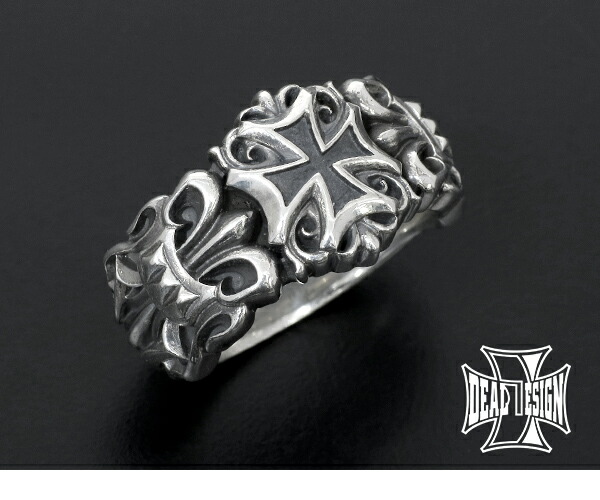 楽天市場】ディールデザイン シルバーリング 925 メンズ フレアクロス