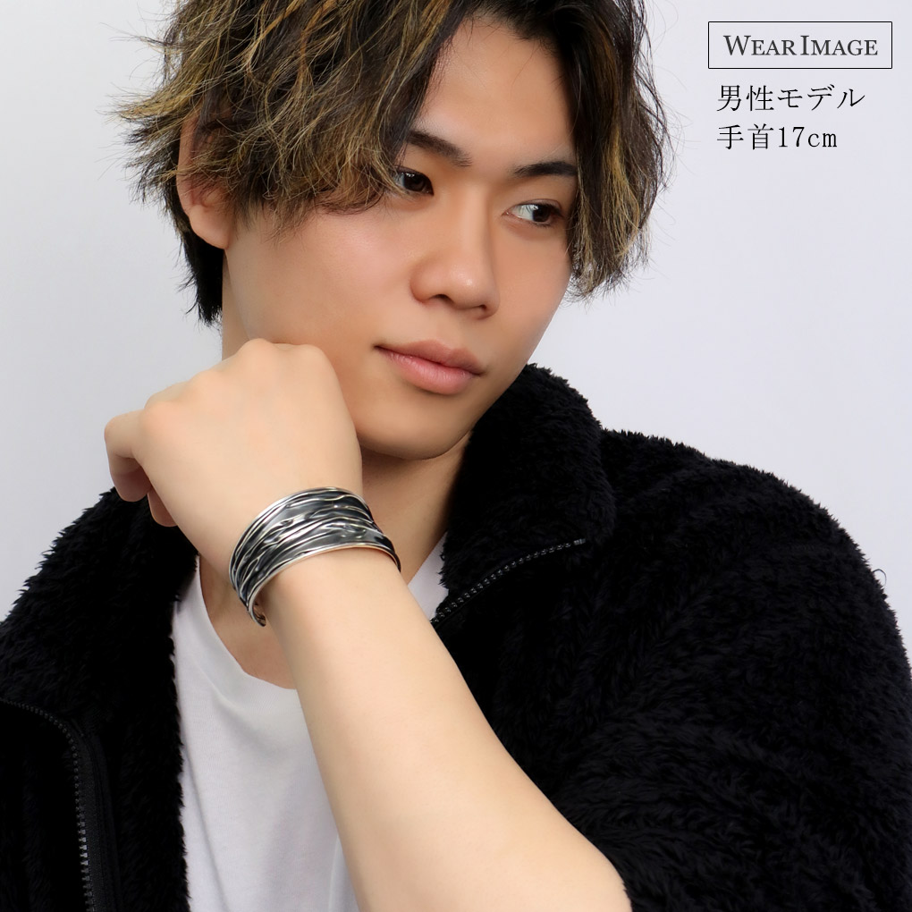 楽天市場】幅広 ヴィンテージ パターン シルバー バングル