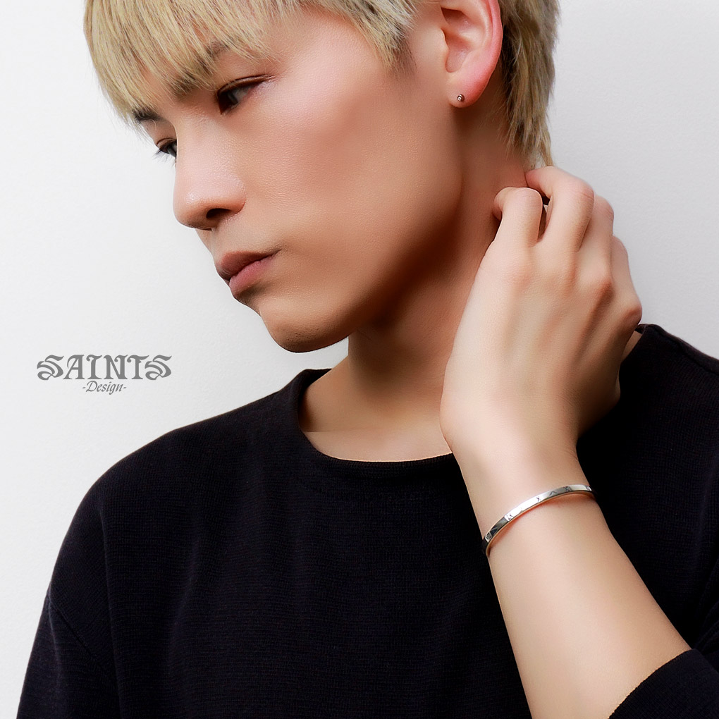 楽天市場】SAINTS セインツ 時空 ローマ数字 バングル シルバー