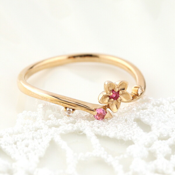 リング フラワー ルビー k18」の人気商品一覧 | 安い商品を通販サイト