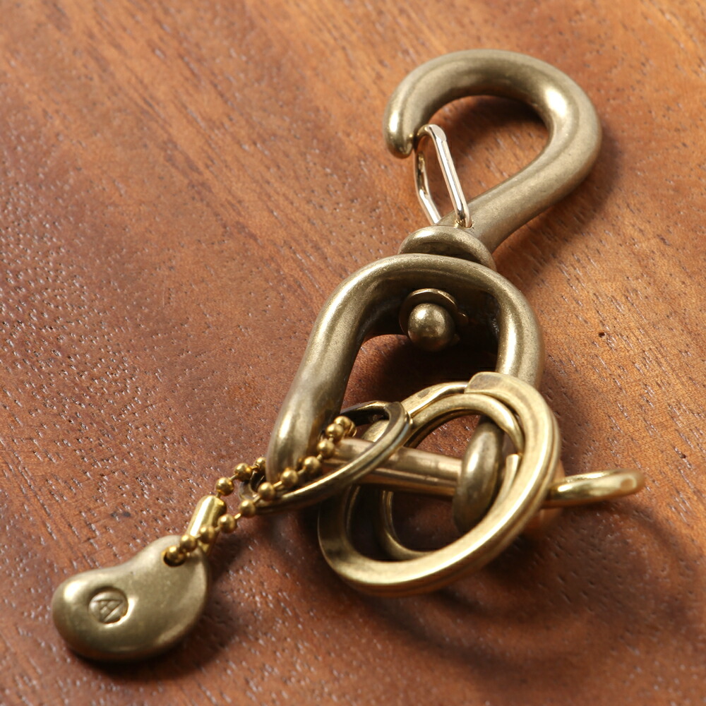 楽天市場】シャックル付スナップフック セット KSC-001-B 真鍮