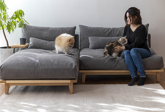 楽天市場】Fumi フミ 幸せになるソファ ロング 標準生地 ソファ