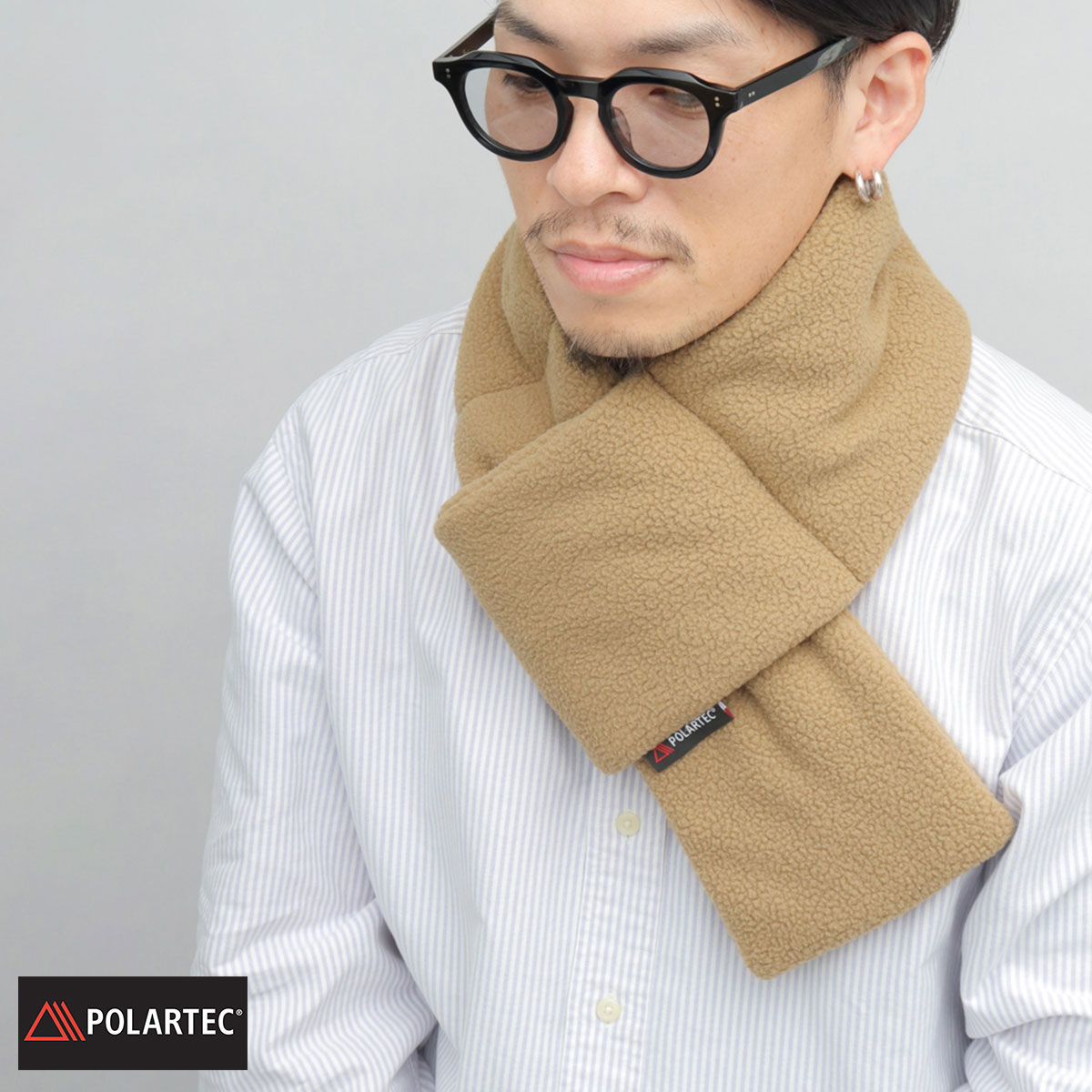 楽天市場】【SALE／10％OFF】差込みマフラー POLARTEC 中綿 フリース