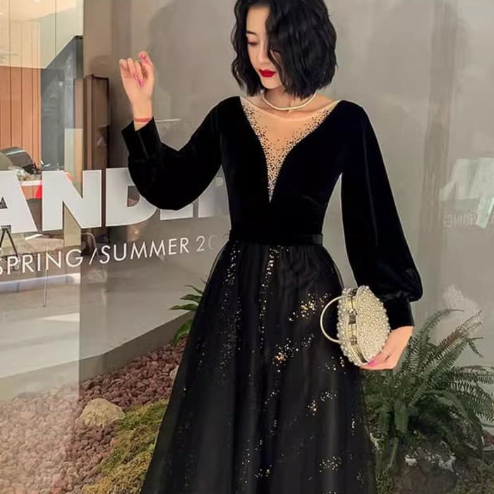 楽天市場】ALICE カラードレス ベロア チュール ラインストーン ラメ