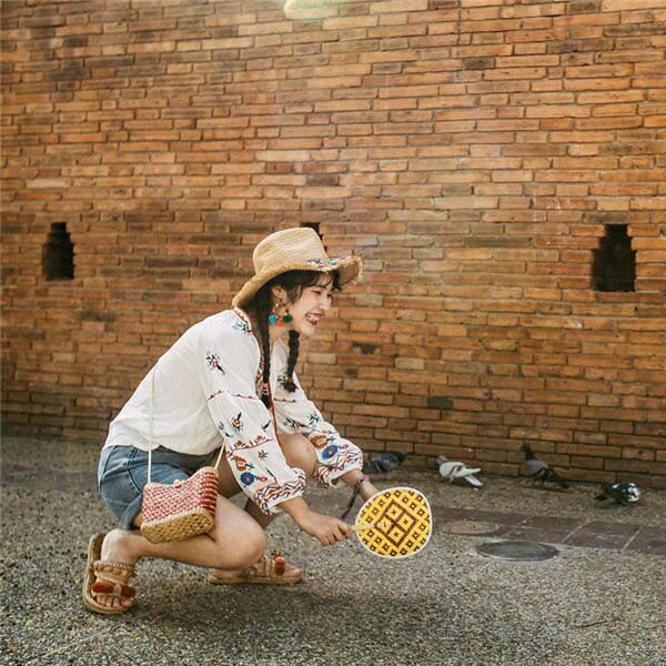 楽天市場】夏 レディース トップス ブラウス 長袖 袖あり トップス