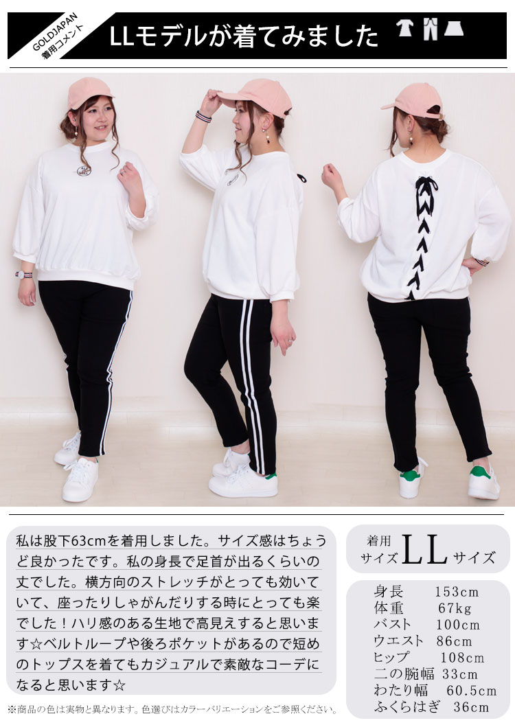 楽天市場】【低身長さんサイズあり!!】大きいサイズ レディース ズボン