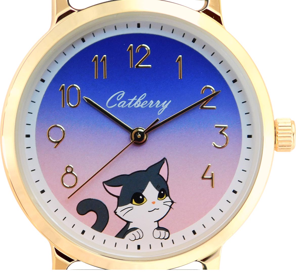 楽天市場】空を見上げる猫 腕時計【送料無料】ウォッチ レディース